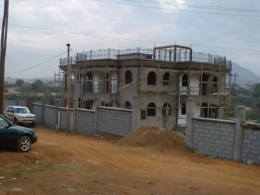 Modern two-story residential duplex with terrace in Nkozoa, Yaounde